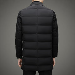 2024 Men's Long Business Warm Down Jacket