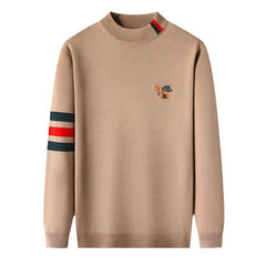 Autumn and winter half turtleneck thick sweater