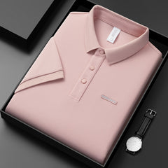 2023 Summer New Men's Loose Simple Polo Shirt