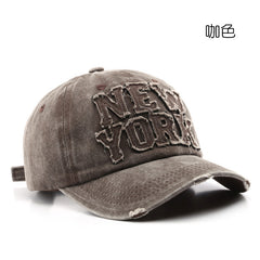 Men's Outdoor Fashion Embroidered Peaked Cap
