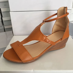 New solid color women's sandals