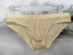 Men's Ice Silk Sexy Low-Rise Transparent High-Elastic Briefs