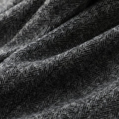 Men's Woolen Straight Striped Thick Casual Pants