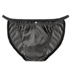 100% mulberry silk large pouch briefs