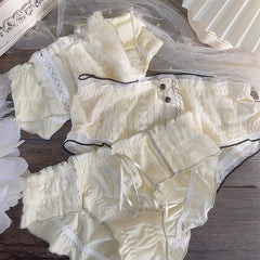 Lace Comfortable Stitching Cute Sexy Briefs
