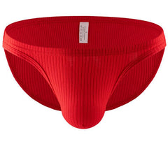 Men's Cotton Ribbed Low Rise Breathable Briefs