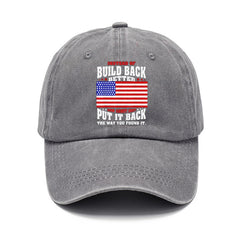Men's Retro Soft Top Baseball Cap