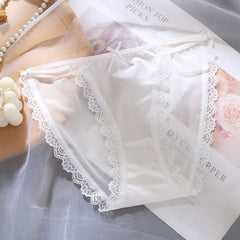 Transparent ultra-thin sexy hollow lace panties