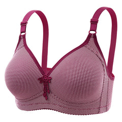 Push up wireless breathable bra