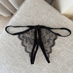 Sexy Lace Crotchless Transparent Thong