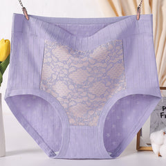Oversized Cotton High Waist Panties