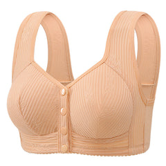 New style front button thin non-wire vest bra