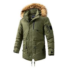 2023 Winter Thickened Velvet Fashionable Warm Parka Jacket