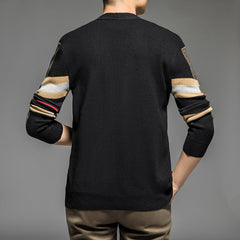 Men's High Quality Jacquard Business Casual Fashion Cardigan