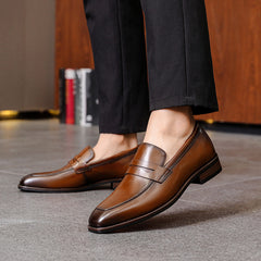 Men's High Quality Cowhide Casual Leather Shoes
