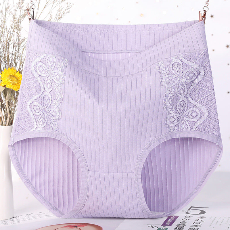 High Waist Plus Size Stretch Breathable Panties