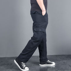 Men's Straight Loose Outdoor Casual Wear-resistant Work Pants