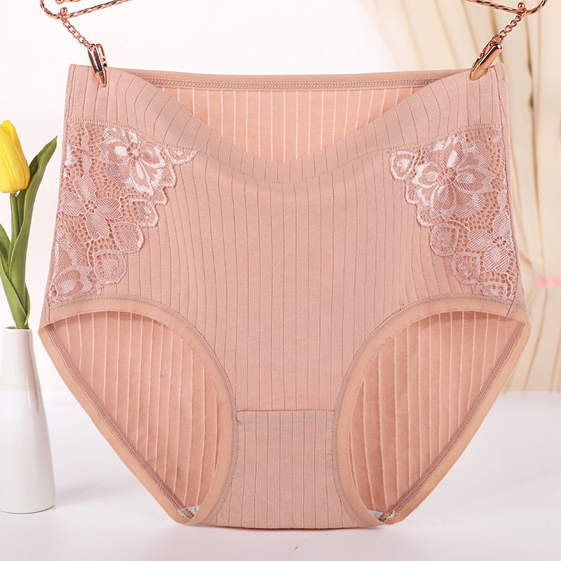 plus size high waist pure cotton Panties