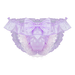 Men's Lace Satin Sexy Panties