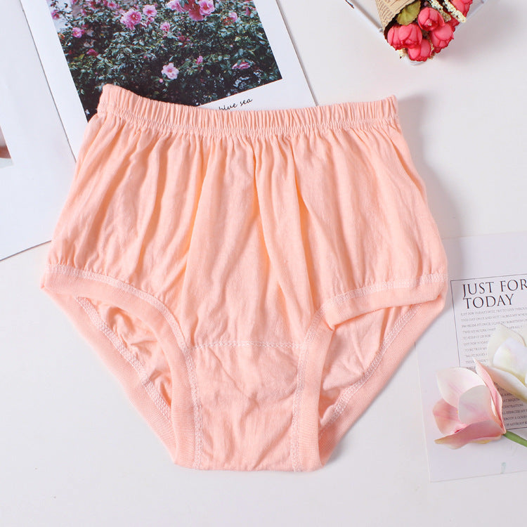 [8 PCS] Women's 100% Cotton Large Size High Waist Briefs