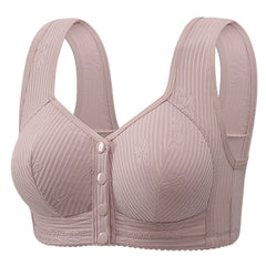 New style front button thin non-wire vest bra