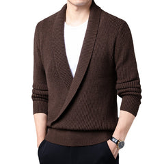Men's 2023 Lapel Knitted Cardigan