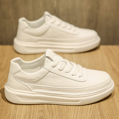 2023 New Leather White Shoes