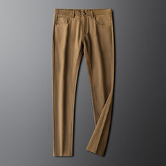 Men's Embroidered Straight Simple Business Casual Pants