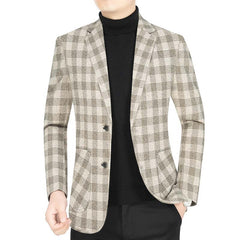 Men's New Fashion Plaid Blazer