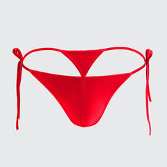 Men's Seamless Breathable Transparent Ice Silk String Thong