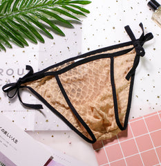 Men's Lace Strap Sexy Briefs