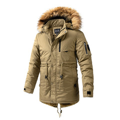 2023 Winter Thickened Velvet Fashionable Warm Parka Jacket