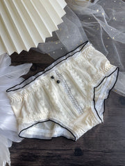 Lace Comfortable Stitching Cute Sexy Briefs
