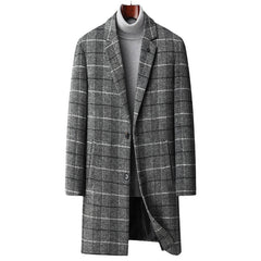 Men's Long Wool Coat