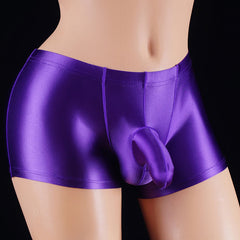 Shiny, silky, high-elastic, breathable panties