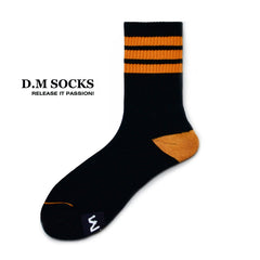 Rainbow Striped Sweat-wicking Sports Socks