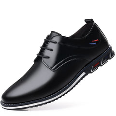 2023 New Large Size Men's Lightweight Business Casual Leather Shoes