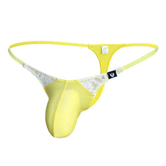New Low-Rise Sexy Colorblock Lace Thong