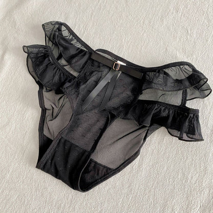 Japanese Sexy Hollow Low-waist Breathable Quick-drying Mesh Underwear