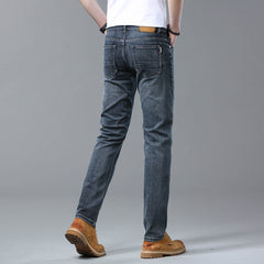 2024 New High-end Men's Straight Loose Large Size Stretch Business Casual Jeans