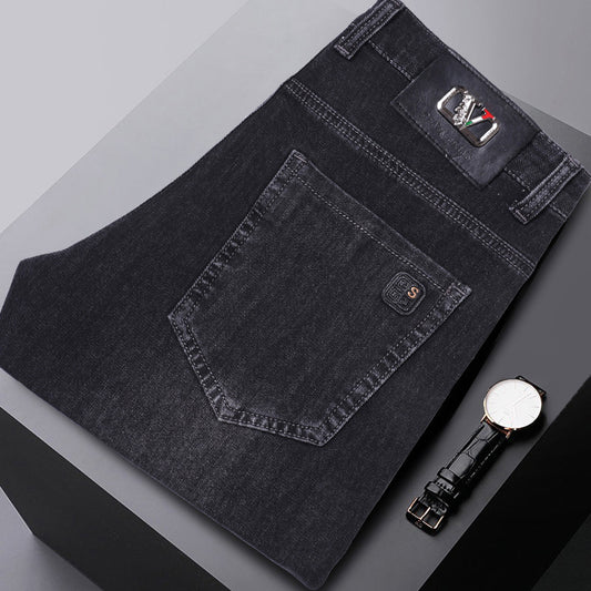 New straight loose large size elastic high waist casual pants