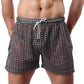 Men's New Loose and Sexy Mesh Hollow Shorts