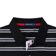 2023 New Summer Cotton Striped Polo Shirt