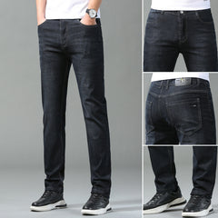 2024 New Men's Elastic Business Casual Jeans