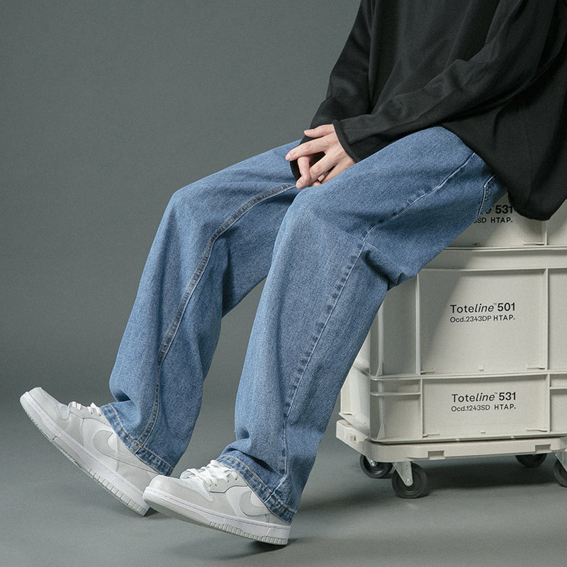Men's Loose Straight Simple Casual Pants