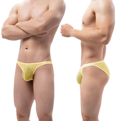 Men's Sexy Low Rise See-Through Briefs