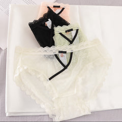 Hollow transparent lace sexy panties