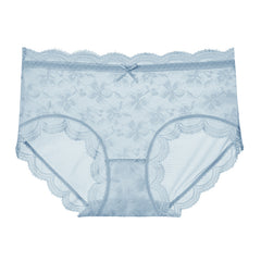 Floral Lace Light Breathable Mesh Briefs