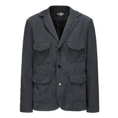 New Men's Corduroy Multi-Pocket Trendy Jacket