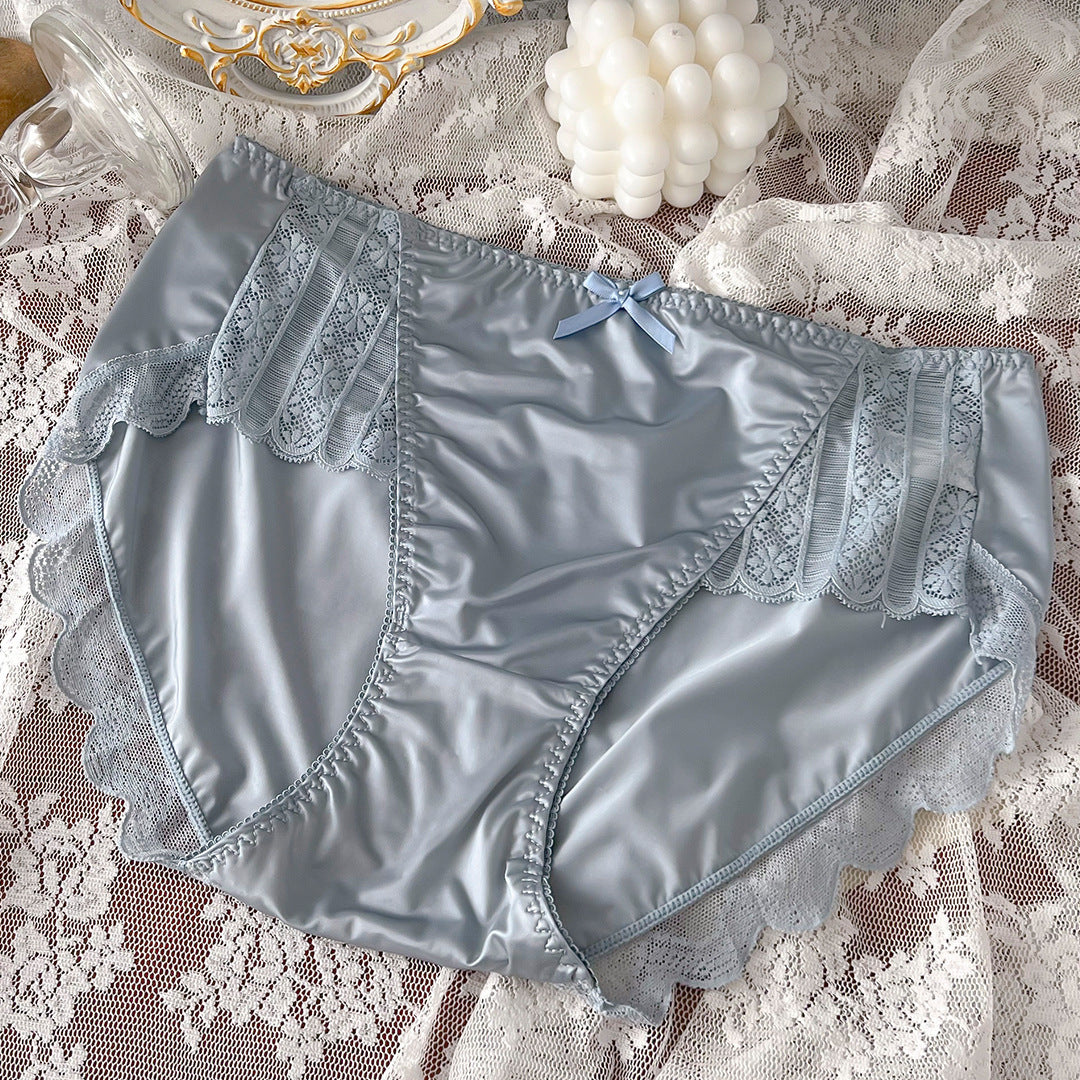 High-end Satin Breathable Sexy and Comfortable Large Size Briefs